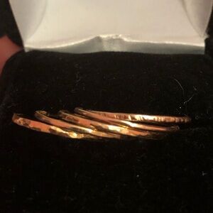 10k Rose Gold Stackable Rings band